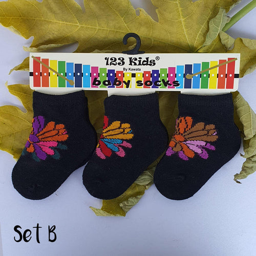1-3 Months Baby Socks Set - Kawata House of Socks