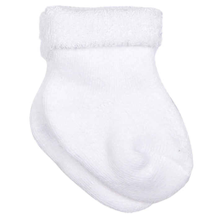 10-Pack Baby Girls Fairy Tale & White Wiggle Proof® Socks
