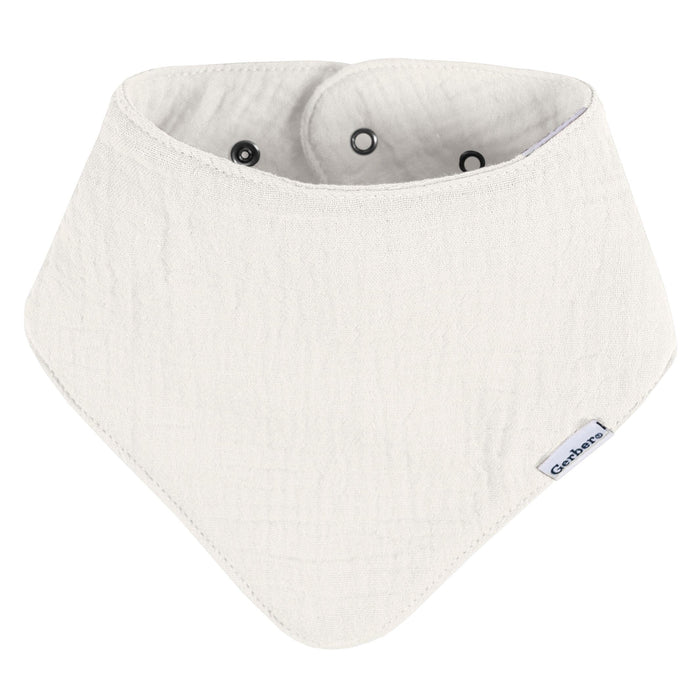 10-Pack Baby Neutral Multi Browns Muslin Bandana Bib