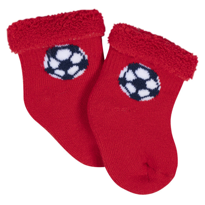 12-Pack Baby Boys Sports Terry Wiggle Proof® Socks