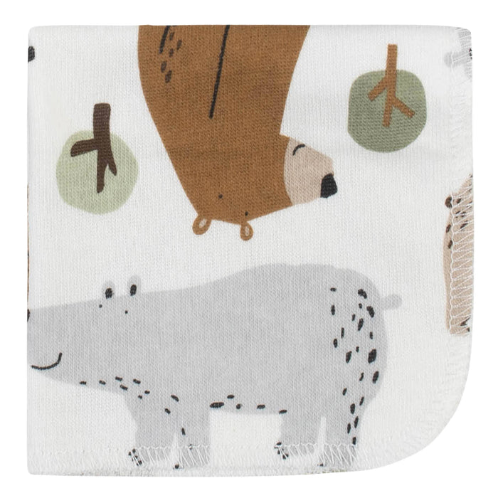 12-Piece Boys Bear Hooded Towel & Washcloth Set-Gerber Childrenswear