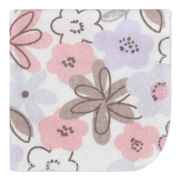 12-Piece Girls Bunny Ballerina Hooded Towel & Washcloth Set-Gerber Childrenswear