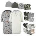 16-Piece Baby Boys Bear Gown, Mitten, Cap, & Sock Set-Gerber Childrenswear