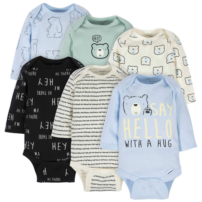 18-Piece Baby Boys Bear Sleep 'N Play, Onesies® Bodysuit, and Burpcloth Set-Gerber Childrenswear