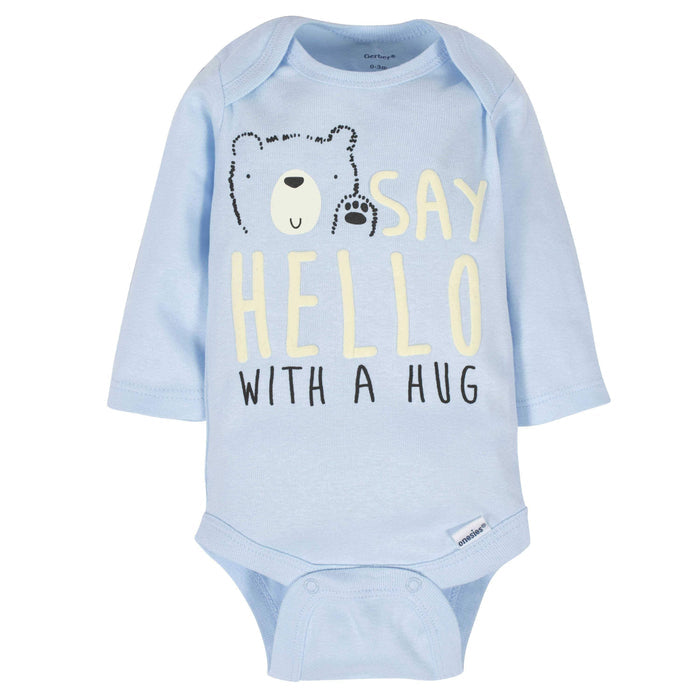 18-Piece Baby Boys Bear Sleep 'N Play, Onesies® Bodysuit, and Burpcloth Set-Gerber Childrenswear