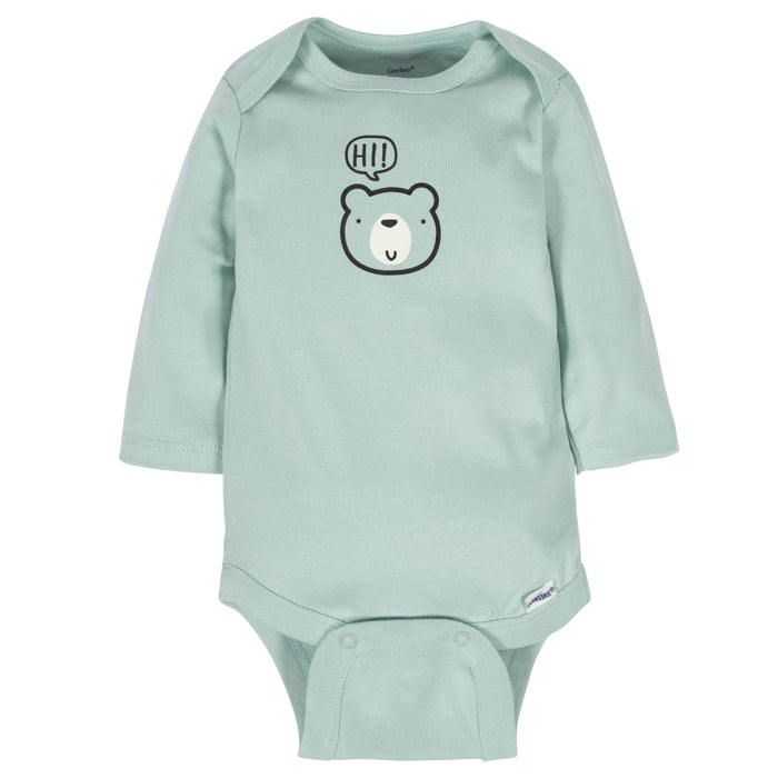 18-Piece Baby Boys Bear Sleep 'N Play, Onesies® Bodysuit, and Burpcloth Set-Gerber Childrenswear