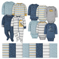 18-Piece Baby Boys Dinosaur Sleep 'N Play, Onesies® Bodysuit, and Burpcloth Set-Gerber Childrenswear