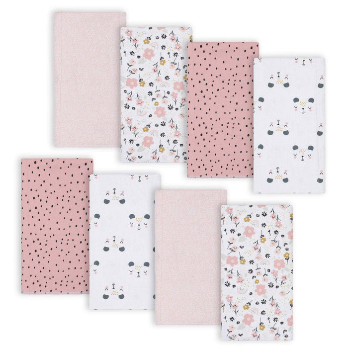 18-Piece Baby Girls Bear Sleep 'N Play, Onesies® Bodysuit, and Burpcloth Set-Gerber Childrenswear