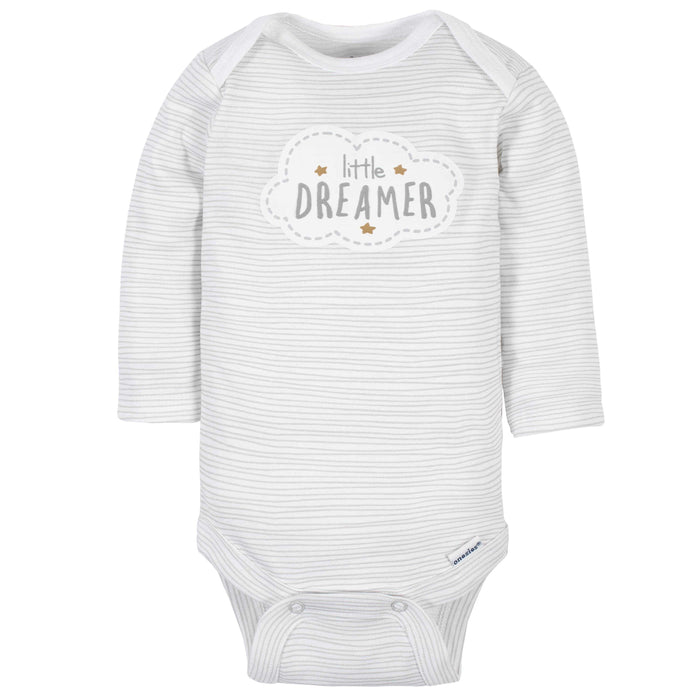 18-Piece Baby Neutral Sheep and Clouds Sleep 'N Play, Onesies® Bodysuit, and Burpcloth Set-Gerber Childrenswear