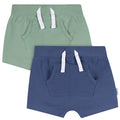 2-Pack Baby Boys Blue & Green Shorts Pants & Bottoms Gerber®