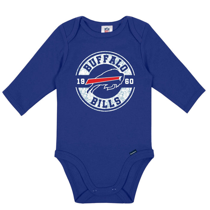 2-Pack Baby Boys Buffalo Bills Long Sleeve Bodysuit Set NFL NFL