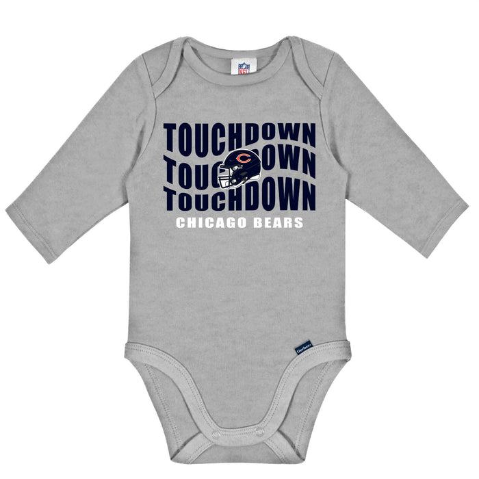 2-Pack Baby Boys Chicago Bears Long Sleeve Bodysuit Set NFL NFL