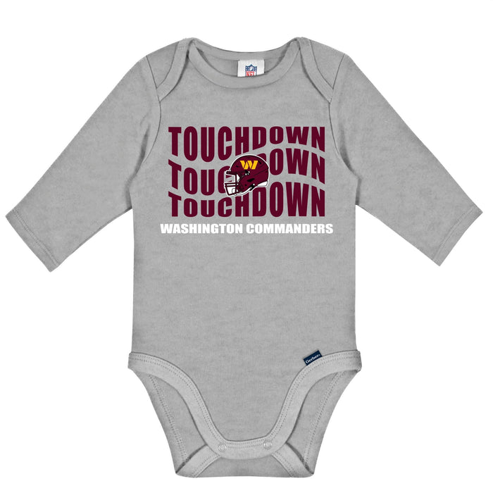 2-Pack Baby Boys Commanders Long Sleeve Bodysuit Set NFL NFL
