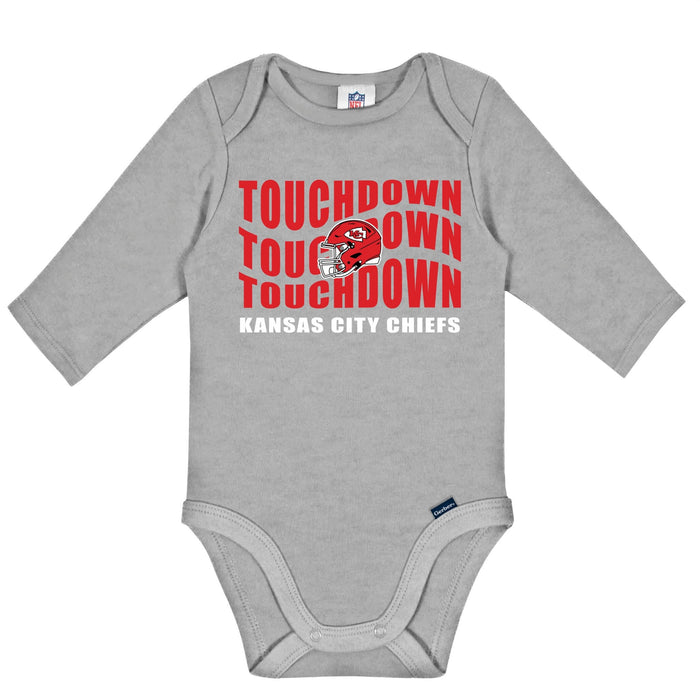 2-Pack Baby Boys Kansas City Chiefs Long Sleeve Bodysuit Set NFL NFL