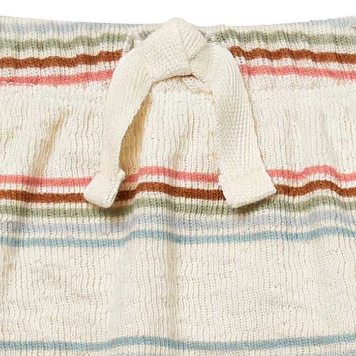 2-Pack Baby Boys Light Beige Stripe & Teal Harem Pants Bundle bottoms Modern Moments™ by Gerber®
