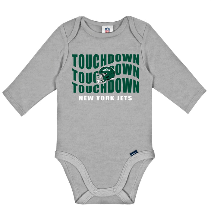 2-Pack Baby Boys New York Jets Long Sleeve Bodysuit Set NFL NFL