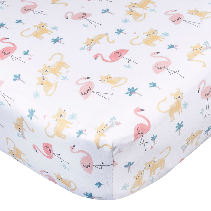 2-Pack Baby Girls Animal Geo Crib Sheet Crib Sheets Gerber®
