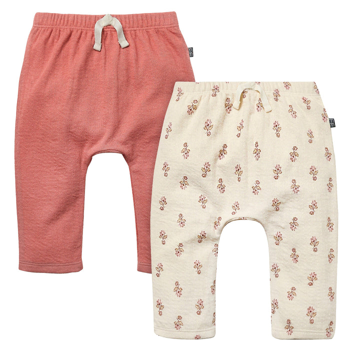 2-Pack Infant & Toddler Girls Rose & Daisy Flowers Harem Pants Bundle bottoms Modern Moments™ by Gerber®