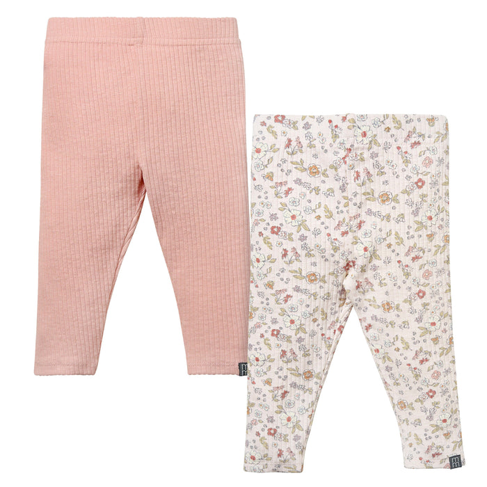 2-Pack Baby Girl Rose Spring Legging Bundle bottoms Modern Moments™ by Gerber®