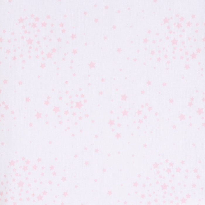 2-Pack Baby Girls Stars Flannel Blankets