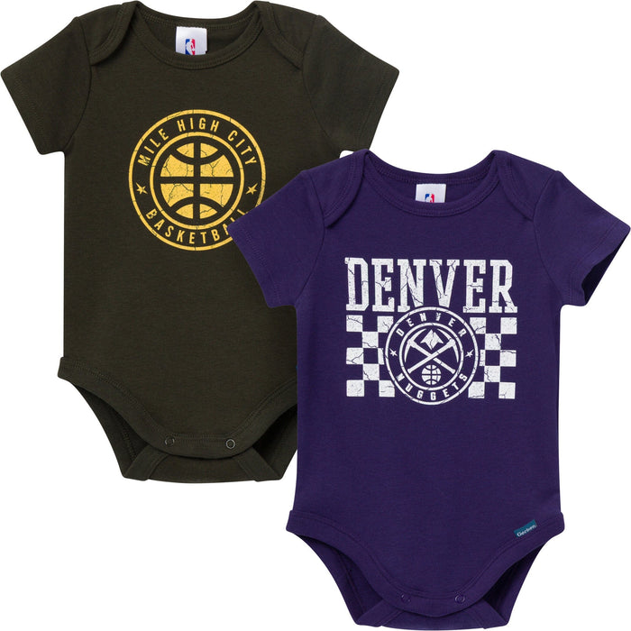 2-Pack Baby Neutral Denver Nuggets Bodysuits Onesies Bodysuits Gerber®