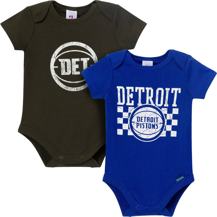 2-Pack Baby Neutral Detroit Pistons Bodysuits Onesies Bodysuits Gerber®