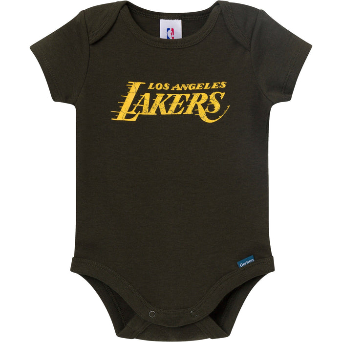 2-Pack Baby Neutral Los Angeles Lakers Bodysuits Onesies Bodysuits Gerber®