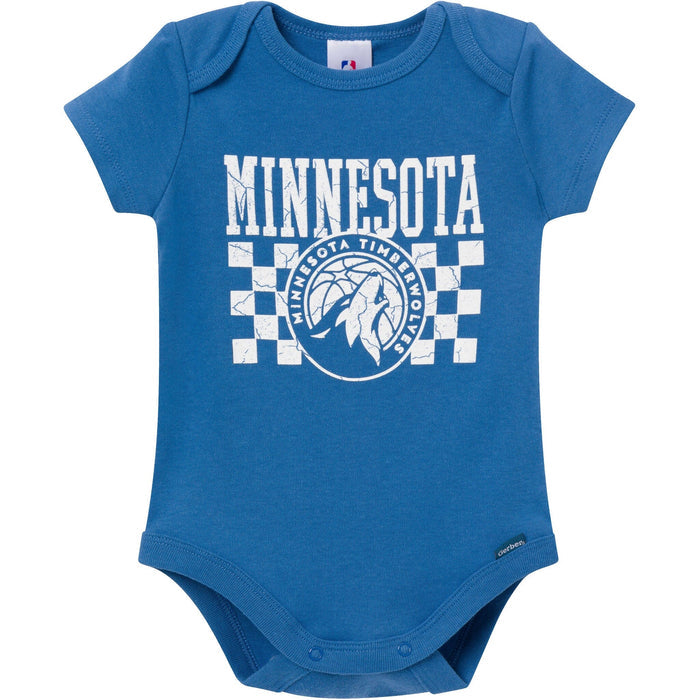 2-Pack Baby Neutral Minnesota Timberwolves Bodysuits Onesies Bodysuits Gerber®