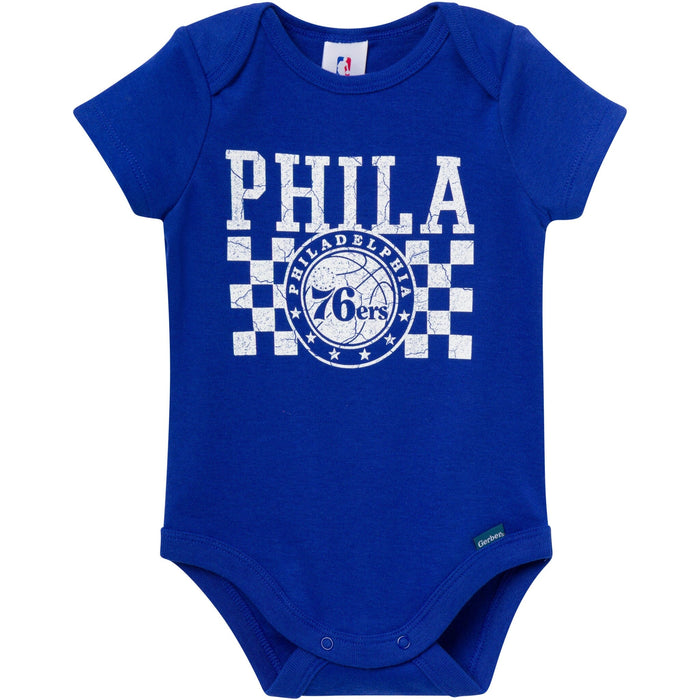 2-Pack Baby Neutral Philadelphia Sixers Bodysuits Onesies Bodysuits Gerber®