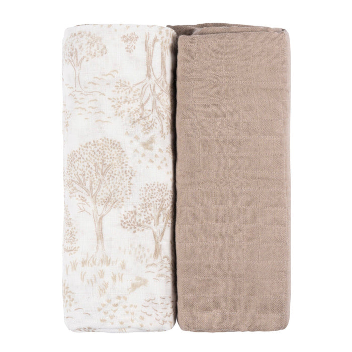 2-Pack Baby Neutral Tan Swaddle Blanket Blankets Gerber®