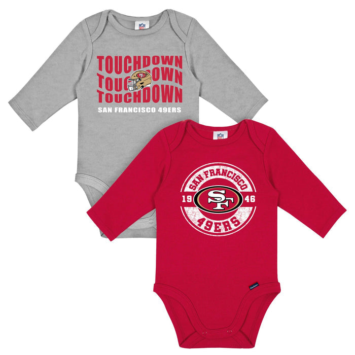 2-Pack Baby San Francisco 49ers Long Sleeve Bodysuits NFL NFL