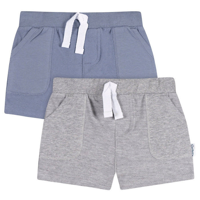 2-Pack Baby & Toddler Boys Green & Tan Knit Shorts Pants & Bottoms Gerber®