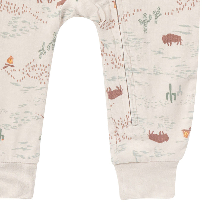 2-Pack Baby Neutral Gray and Brown Snug Fitting Footless Pajamas Sleepwear Gerber®