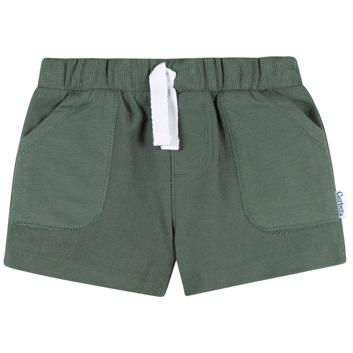 2-Pack Baby & Toddler Boys Blue & Gray Knit Shorts Pants & Bottoms Gerber®
