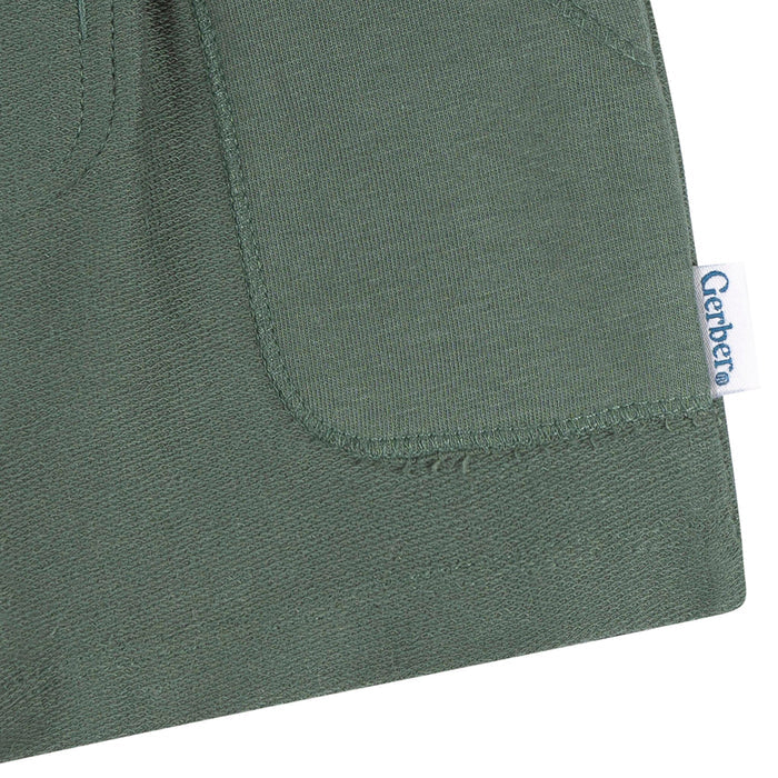 2-Pack Baby & Toddler Boys Blue & Gray Knit Shorts Pants & Bottoms Gerber®