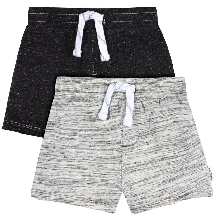 2-Pack Baby & Toddler Boys Gray Knit Shorts Pants & Bottoms Gerber®
