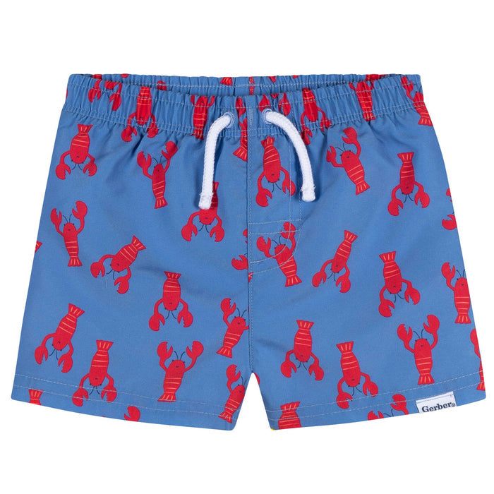 2-Pack Baby & Toddler Boys Lobsters Swim Trunks Swimwear Gerber®