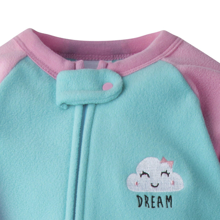 2-Pack Baby & Toddler Girls Dreaming Fleece Pajamas-Gerber Childrenswear