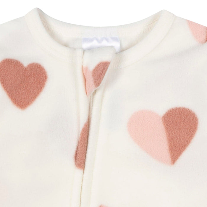 2-Pack Baby & Toddler Girls Hearts Footed Fleece Pajamas Sleepwear Gerber®