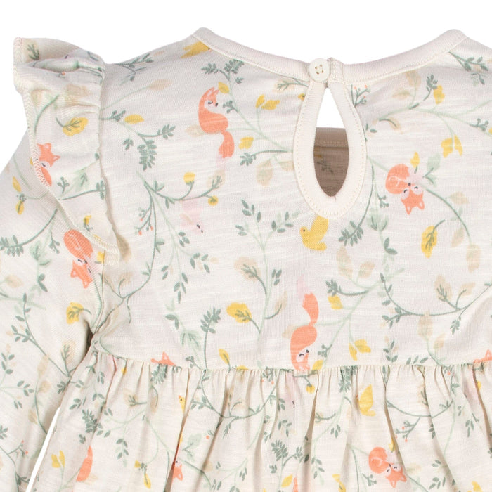 2-Pack Baby & Toddler Girls Ivory Fox Babydoll Dress
