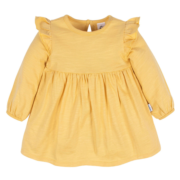 2-Pack Baby & Toddler Girls Ivory Fox Babydoll Dress