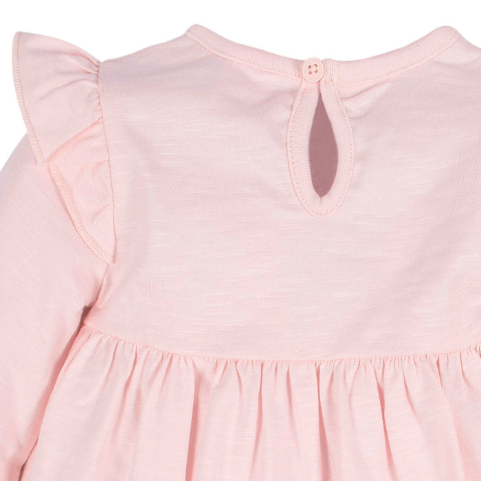 2-Pack Baby & Toddler Girls Dark Orange Leaves Babydoll Dress