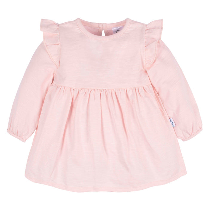 2-Pack Baby & Toddler Girls Dark Orange Leaves Babydoll Dress
