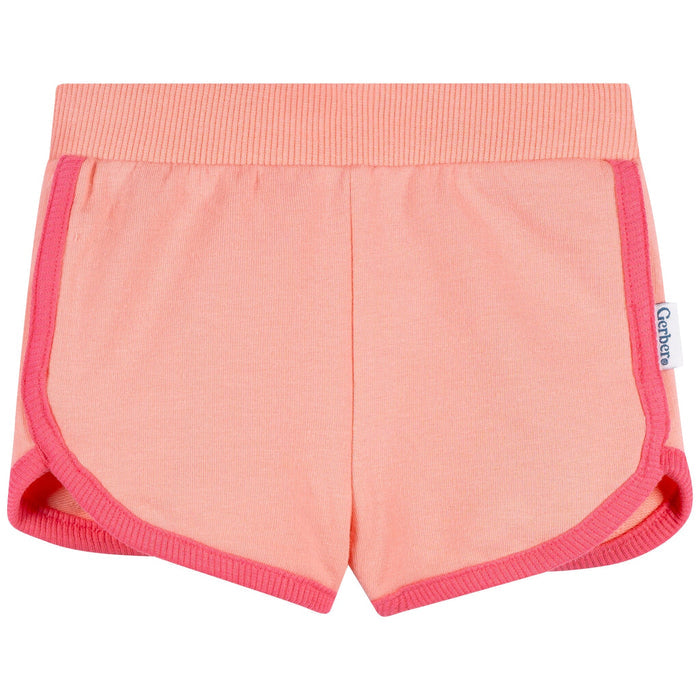2-Pack Baby & Toddler Girls Pink & Blue Knit Dolphin Shorts Pants & Bottoms Gerber®