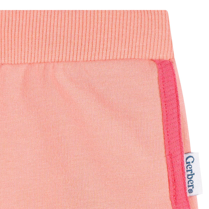 2-Pack Baby & Toddler Girls Pink & Blue Knit Dolphin Shorts Pants & Bottoms Gerber®