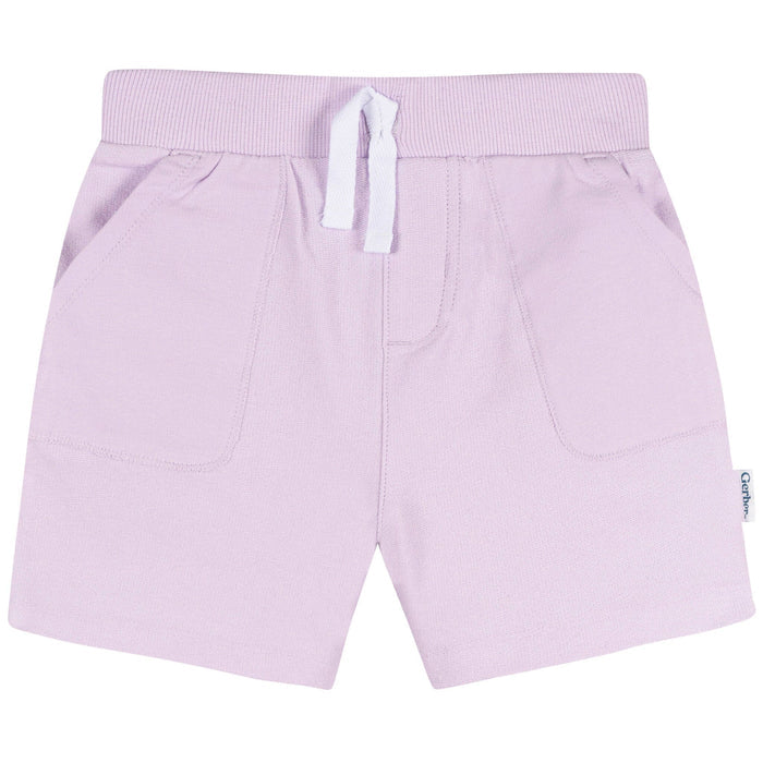 2-Pack Baby & Toddler Girls Pink & Purple Knit Shorts Pants & Bottoms Gerber®