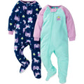 2-Pack Baby & Toddler Girls Princess Fleece Pajamas-Gerber Childrenswear