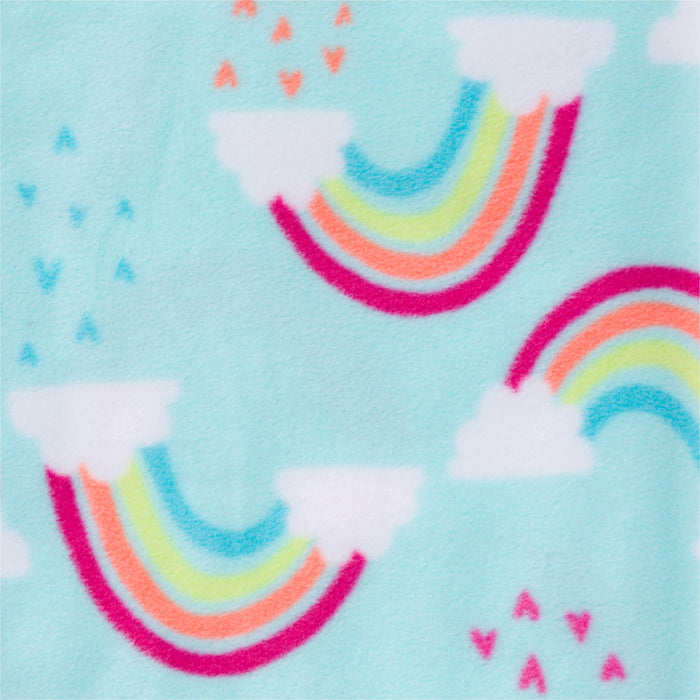 2-Pack Baby & Toddler Girls Rainbow Fleece Pajamas-Gerber Childrenswear