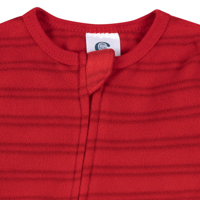 2-Pack Baby & Toddler Neutral Santas Footed Fleece Pajamas Sleepwear Gerber®
