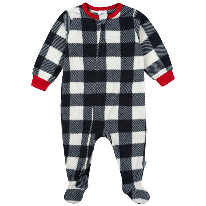 2-Pack Baby & Toddler Neutral Trucks Footed Fleece Pajamas Sleepwear Gerber®